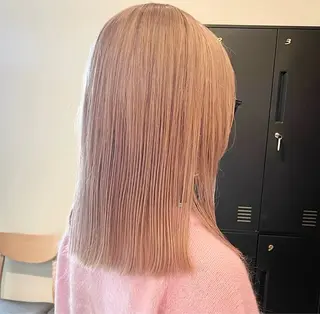 カラー ブリーチカラー×艶 🍨mihoのヘアスタイル