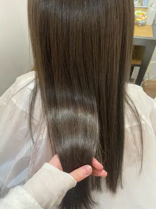 セミロング カラー Trip　大名　【トリップ】所属・透明感color🩵 MAYUKAのヘアスタイル