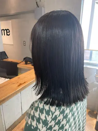 ミディアム カラー しのはら まどかのヘアスタイル