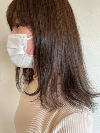 ミディアム mm所属・レイヤーボブ Asukaのヘアスタイル