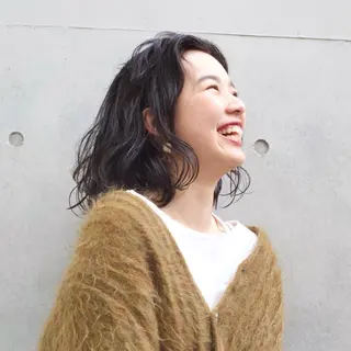 ショート パーマ 髪質改善/縮毛矯正/ 艶カラー/内山翔太のヘアスタイル