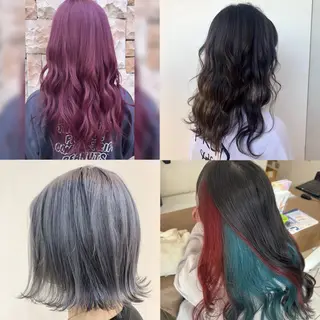 カラー 【髪質改善特化】 艶髪/白髪ぼかしのヘアスタイル