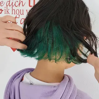 セミロング クリーピー　オーナー 福田 将太のヘアスタイル