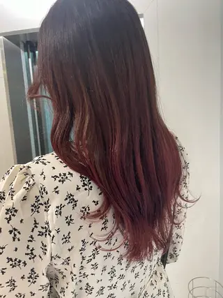 ロング 顔周り\エクステ\ 透明感カラー\まりんのヘアスタイル