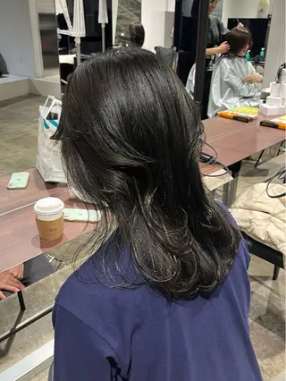 ミディアム 🟡ひろの/ツヤ カラー/髪質改善🟡のヘアスタイル