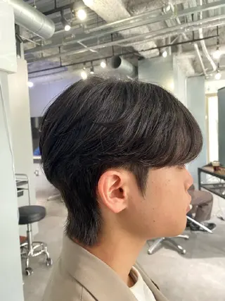 メンズ ショート シェル🦋 【韓国風】のヘアスタイル