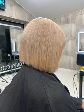 ショート カラー ヘアアレンジ メンズ のん🎀ハイトーン/ レイヤーカット🐳のヘアスタイル