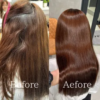 ロング charm《銀座》 ヘアセット/縮毛矯正のヘアスタイル