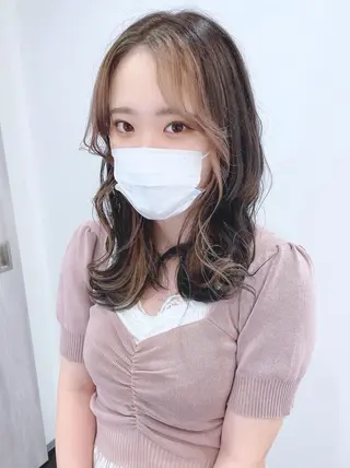 セミロング 柿本拓【全席完全個室 ログネオン】のヘアスタイル