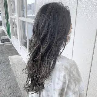 ロング カラー ヘアアレンジ Stir Maison 大宮所属・ryuma/ボブ /透明感カラーのヘアスタイル