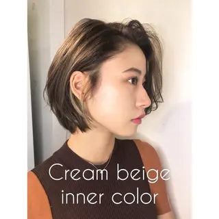 ショート カラー 寺山 佳貴のヘアスタイル