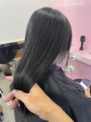 ロング カラー 🔵暗髪　特化🔵 梅田・増田のヘアスタイル