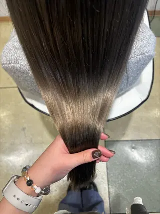 ロング カラー 🫧暖色🎨レイヤ ー🍀奈那美🫧のヘアスタイル