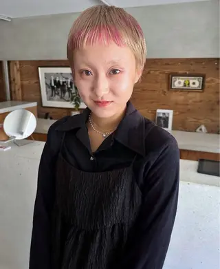 ショート カラー 榛地 渉馬のヘアスタイル