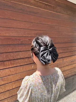 ヘアアレンジ 誰もが憧れる艶髪🫶 /縮毛矯正✨🫧のヘアスタイル