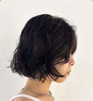 パーマ 池袋　似合わせカット ×パーマ　萩原 佑紀のヘアスタイル