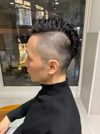 カラー パーマ ヘアアレンジ メンズ メンズパーマの巨匠 鈴木純のヘアスタイル