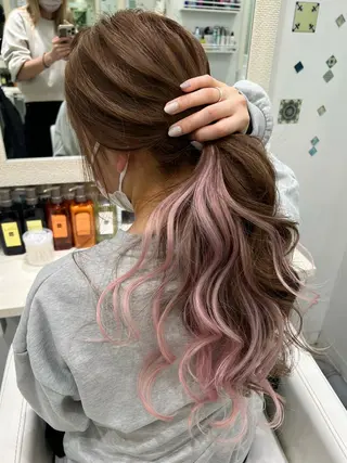 ロング カラー Lapis 池袋店所属・MASHIRO 🩵Lapis池袋店のヘアスタイル