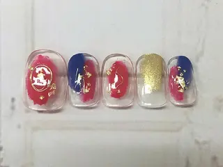 ショート カラー ネイル chéri sinagawaのネイルデザイン