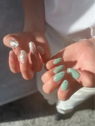 ネイル ハルナ/当日予約 🆗🪩のネイルデザイン