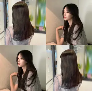 ロング カラー 元平 未祐のヘアスタイル