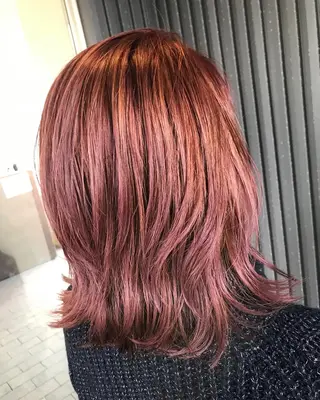 ミディアム カラー hair make addict (ヘアーメイク アディクト)所属・addict⭐️ 江川　颯也💎のヘアスタイル