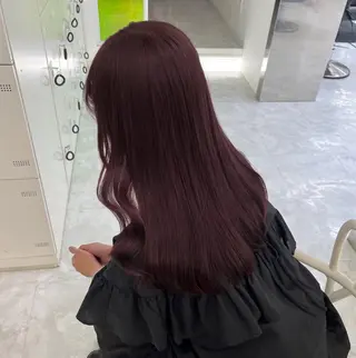 ロング カラー ヘアアレンジ 🎀Nanako🦢 暖色girly🪽‪のヘアスタイル