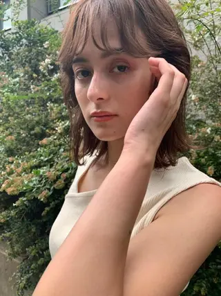 ミディアム 鈴木 千裕のヘアスタイル