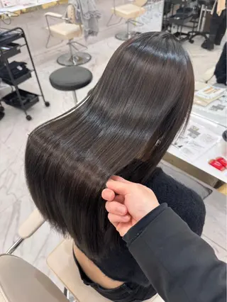 ミディアム カラー カラー🫧髪質改善 高原瑞輝のヘアスタイル