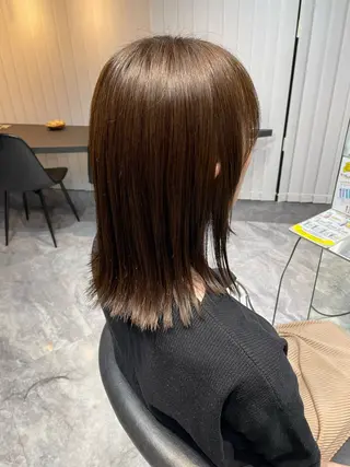 ミディアム カラー カットモデル大募集 🩶銀座/akaneのヘアスタイル