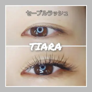 マツエク・マツパ 💡次世代LED -TIARA💡のマツエク・マツパデザイン