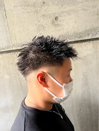 ショート メンズ 五十嵐 圭音のヘアスタイル