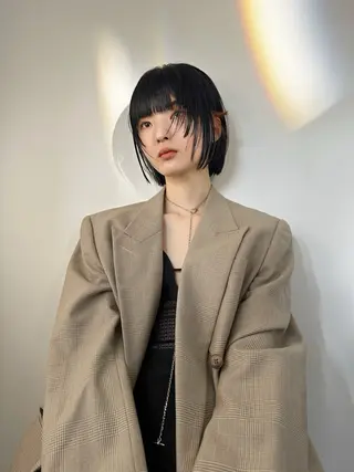 ショート カラー 榛地 渉馬のヘアスタイル