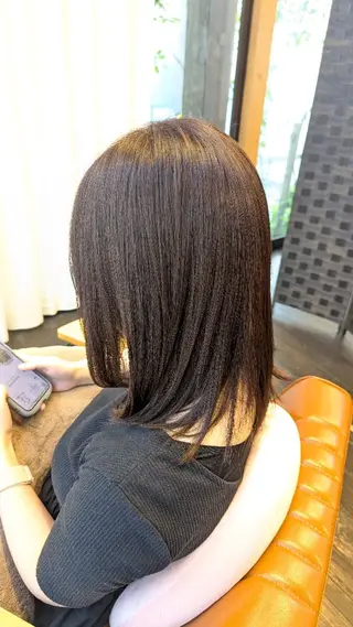 ミディアム カラー hair salon miite所属・【miite】 斉藤美穂のヘアスタイル