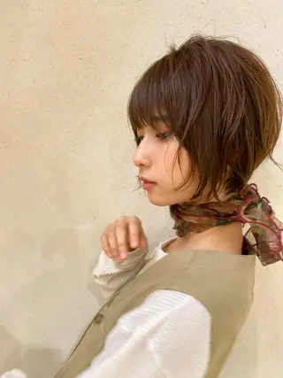 ショート カラー 韓国風デザイン 💐MIZUKI💐のヘアスタイル