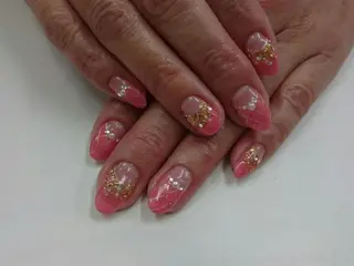 ミディアム ネイル nail salon Blancのネイルデザイン