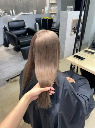 セミロング カラー 🐈‍⬛🌙中野 紗知🌙🐈‍⬛のヘアスタイル