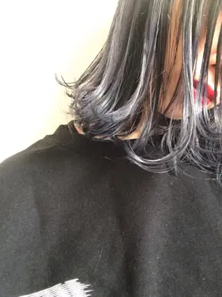 ミディアム カラー ✨透け感カラー✨ 上村一樹のヘアスタイル