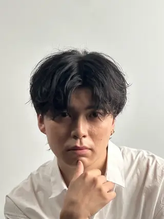 パーマ メンズ GLANZ/メンズ カットモデル予約用のヘアスタイル