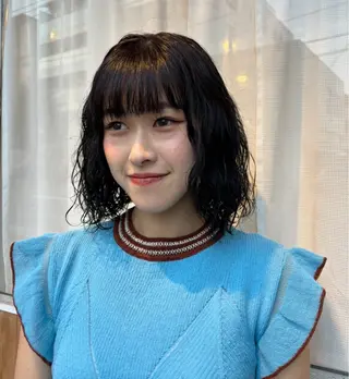 ミディアム 透明感カラー⭐︎ コナツのヘアスタイル