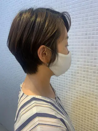 ショート 小沼采唯👧🏼 海好きオヌちゃんのヘアスタイル