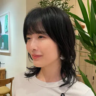 ミディアム TRICCA SHIBUYA所属・ショート･ボブ / ミク💞のヘアスタイル