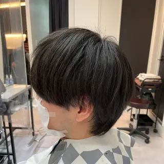 ショート 髪質改善× ハイライト溝江のヘアスタイル