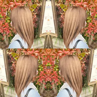 ミディアム 髪質改善カラー/店長 宮内秀峰のヘアスタイル