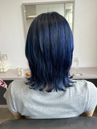 ミディアム shiori oのヘアスタイル