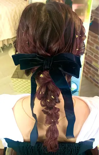 ヘアアレンジ a moのヘアスタイル