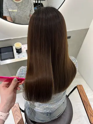 セミロング eN°   by youres hair 飯田橋店所属・髪質改善/レイヤー× 縮毛矯正🤍maiのヘアスタイル