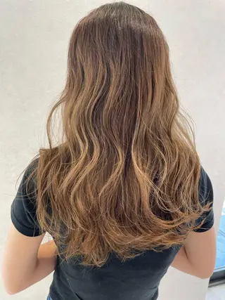 セミロング 西川 夕奈のヘアスタイル
