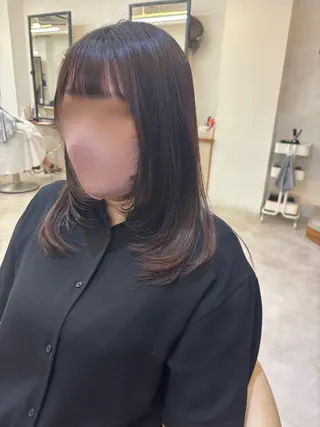 セミロング 仙台/LYNDA/ 艶カラー/chikaのヘアスタイル