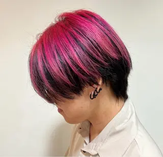 ショート 韓国×艶ハイトーンが ✨絶対可愛い✨七夏海のヘアスタイル